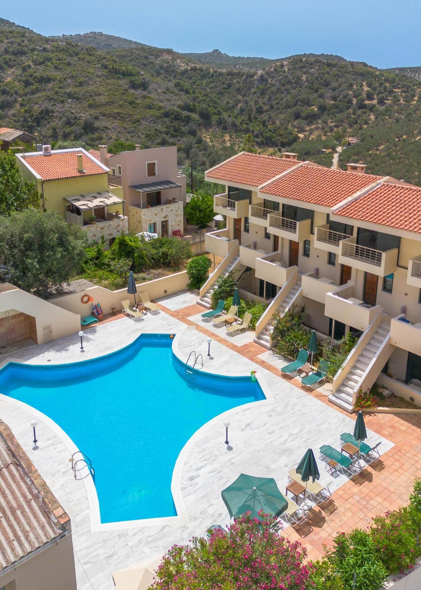 Orestis Hotel Sea View Apartments Stalos Exterior foto
